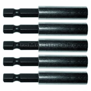 Магнитен удължител за винтоверт 5бр - Gadget 