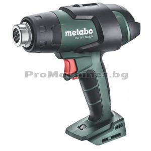 Акумулаторен пистолет за горещ въздух без батерии - Metabo HG 18 LTX 500 