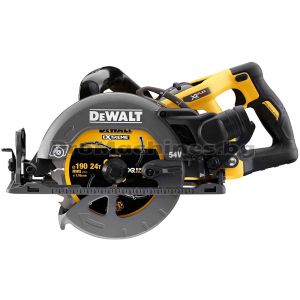 Циркуляр ръчен 54V FlexVolt ф190 без батерии - Dewalt DCS577N 