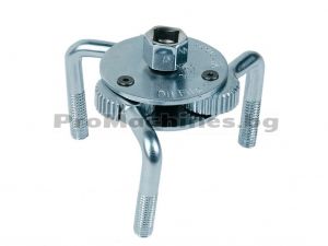 Ключ за маслен филтър тричелюстен 3/8 65-110мм - Force 61904 