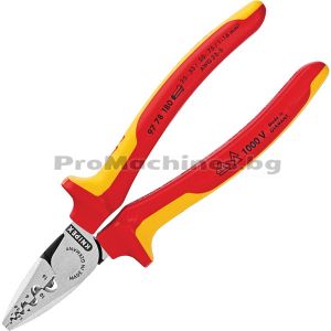 Клещи кримпващи за гилзи 0.25-16мм² изолирани - Knipex 97 78 180 