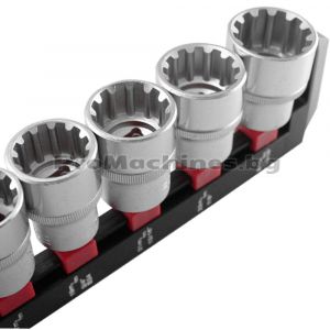 Вложки 1/2 SPLINE 10-24мм 12бр - Force 4124Q 