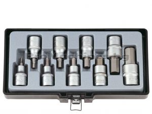 Вложки 1/2 шестограм 4-17мм комплект 9бр - Force 4101 