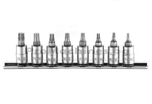 Вложки 1/4 TORX с отвор T8H-T40H 8бр - Force 20812T 