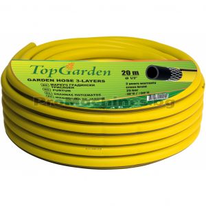 Маркуч за поливане трислоен 1/2 20м - TopGarden 