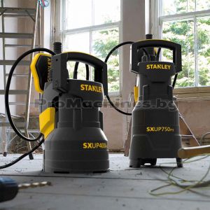 Помпа потопяема за чиста и замърсена вода 400W 8м - Stanley SXUP400PCE 