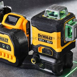 Лазарен нивелир зелен 360 градуса 12V/18V – Dewalt DCE089D1G18 