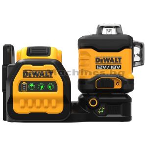 Лазарен нивелир зелен 360 градуса 12V/18V – Dewalt DCE089D1G18 