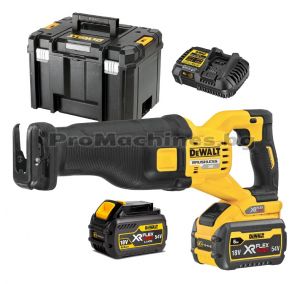 Саблен трион FlexVolt 54V 2x2Ah  - Dewalt DCS389T2