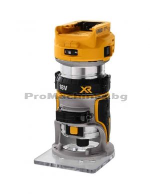 Оберфреза акумулаторна 8мм 18V без батерии - Dewalt DCW600N 