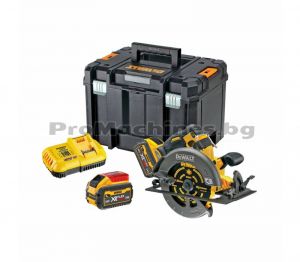 Ръчен циркуляр 54V FlexVolt 190мм 2x2Ah - DewaltDCS578T2 