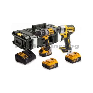 Винтоверт DCD996 + импакт DCF887 18V 3x5Ah батерии - DeWalt DCK276P3 