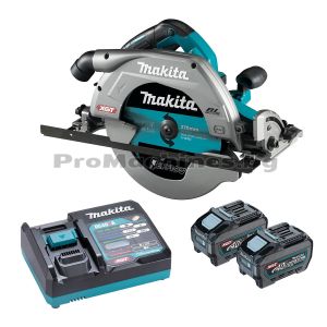 Ъглошлайф 40V 2х5Ah 270 мм - Makita HS011GT201 