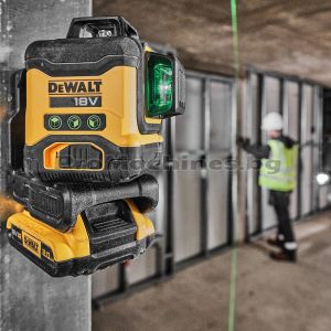 Нивелир лазерен 18V 2х2Ah - DeWalt DCLE34031D1 