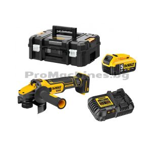 Ъглошлайф 125мм 18V 5Ah - DeWalt DCG409VSP1 