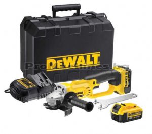 Акумулаторен ъглошлайф - DEWALT DCG412M2, ф125 мм., 18V, 2 бр.4.0Ah  XR Li-Ion батерии, куфар