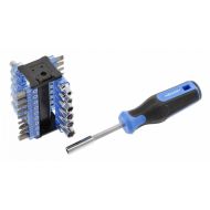 HT1S100 Комплект накрайници и отвертка от 34 части Hogert