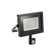 LD-INEXT50W-64 LED прожектор с сензор движение 50W, 6400K, 4000lm, 120°, IP65, черен GTV