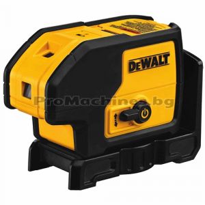 Лазерен нивелир - DEWALT DW083K, 3точков, червен