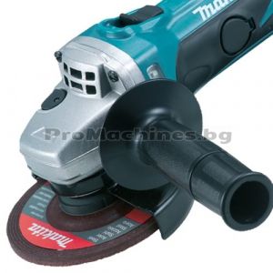 Ъглошлайф акумулаторен (само тяло) - Makita DGA452Z, Li-Ion 18.0 V, 10000 оборота, Ф 115 мм