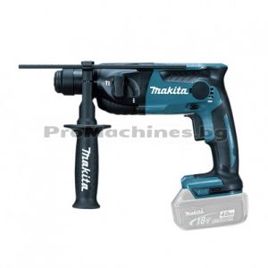 Перфоратор акумулаторен с SDS-plus - Makita DHR165Z,  Li-Ion 18.0 V, 0-1600 оборота, 0-5300 удара, 1.3 J, 3.5 кг