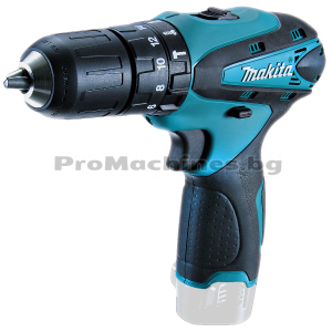 Винтоверт ударен акумулаторен (само тяло) - Makita HP330DZ, 10.8V Li-Ion