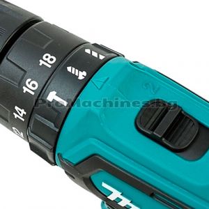 Винтоверт ударен акумулаторен - Makita HP331DSYE, Li-Ion 10.8 V, 1.5 Ah, I/0-450, II/0-1700 об., 30 Nm