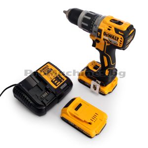 Компактен винтоверт - DEWALT DCD796P2, ударен, безчетков, 18 V , 2 бр. 5.0Ah XR Li-ion батерии, куфар