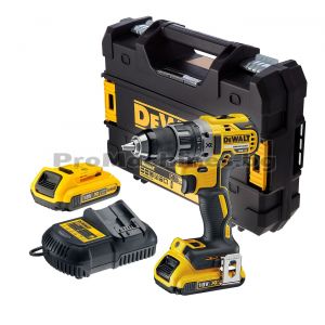 Винтоверт - безчетков, 18V, 2 бр. 2.0Ah XR Li-Ion батерии, куфар DEWALT DCD791D2