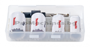 Боркорона за метал HSS-Bi-Metal к/кт ф 22- 32 мм, 5 бр. + центриращо свредло - Makita, D-33641