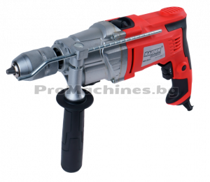 Бормашина 1050W, 13мм, 2-ск., самоз. Патр., метален корпус – Raider, RDP-ID31 