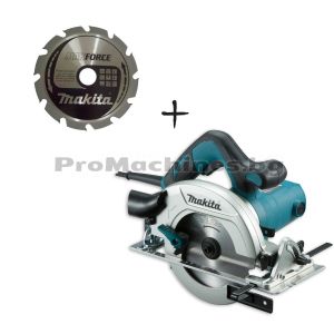 Циркуляр ръчен - Makita HS7601, 1200W, 4900 оборота, Ф 190 мм.