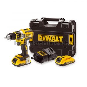 Компактен винтоверт - DEWALT DCD790D2, безчетков, 18V, 2 бр. 2.0Ah XR Li-Ion батерии, куфар