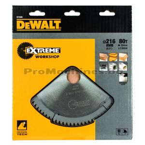 Диск за циркуляр, 216х30 мм, 80Т - DeWALT EXTREME DT4286