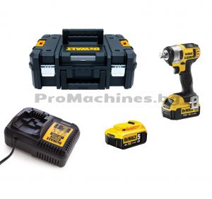 Компактен гайковерт - DEWALT DCF880P2, ударен, 18V, 2 бр. 5.0 Ah XR Li-Ion батерии, куфар 