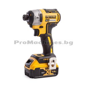 Акумулаторен ударен безчетков винтоверт - DeWalt DCF887P2, 18V, 2 x 5.0 Ah XR Li-Ion батерии, 205 Nm, TSTAK