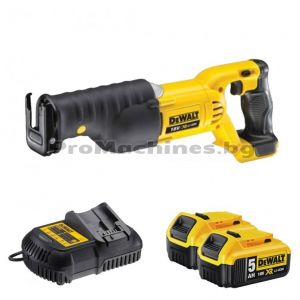 Саблен трион 18V 2x5Ah батерии - Dewalt DCS380P2