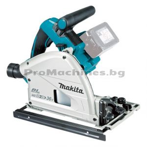 Акумулаторен потапящ циркуляр - Makita DSP601ZJU, 165 мм., 18V + 18V