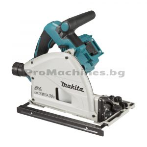 Акумулаторен потапящ циркуляр - Makita DSP601ZJU, 165 мм., 18V + 18V