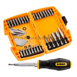 Комплект битове от 30 части и отвертка Dewalt - DT71506