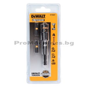 Комплект битове от 4 елементи с магнитен държач,Dewalt  DT70563T