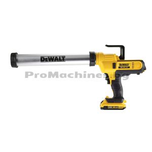 Акумулаторен пистолет за силикон,600мл - Dewalt DCE580D1