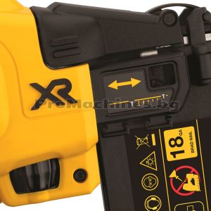 Акумулаторен пистолет 18V безчетков за пирони,без батерия - Dewalt DCN680N