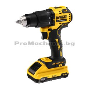 Акумулаторен винтоверт ударен 65Nm безчетков 18V  2.0Ah - Dewalt DCD709D2T