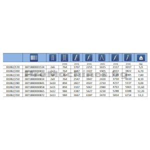 Стълба алуминиева двураменна комбинирана 2X8 - STS B10B2230 