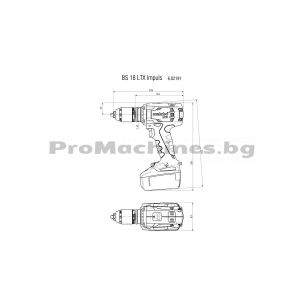 Винтоверт акумулаторен 18V 110Nm  - METABO BS 18 LTX Impuls