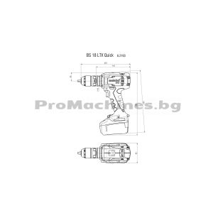 Винтоверт акумулаторен 18V 110Nm  - METABO BS 18 LTX QUICK