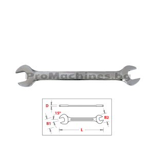 Гаечен ключ полиран 30X32мм - Bolter LT50875 
