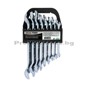 Гаечни ключове пресовани комплект 8бр 6х7 - 20х22мм - Bolter LT52411 