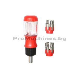 Отвертка с тресчотка комплект 13 части - Bolter XG53652 